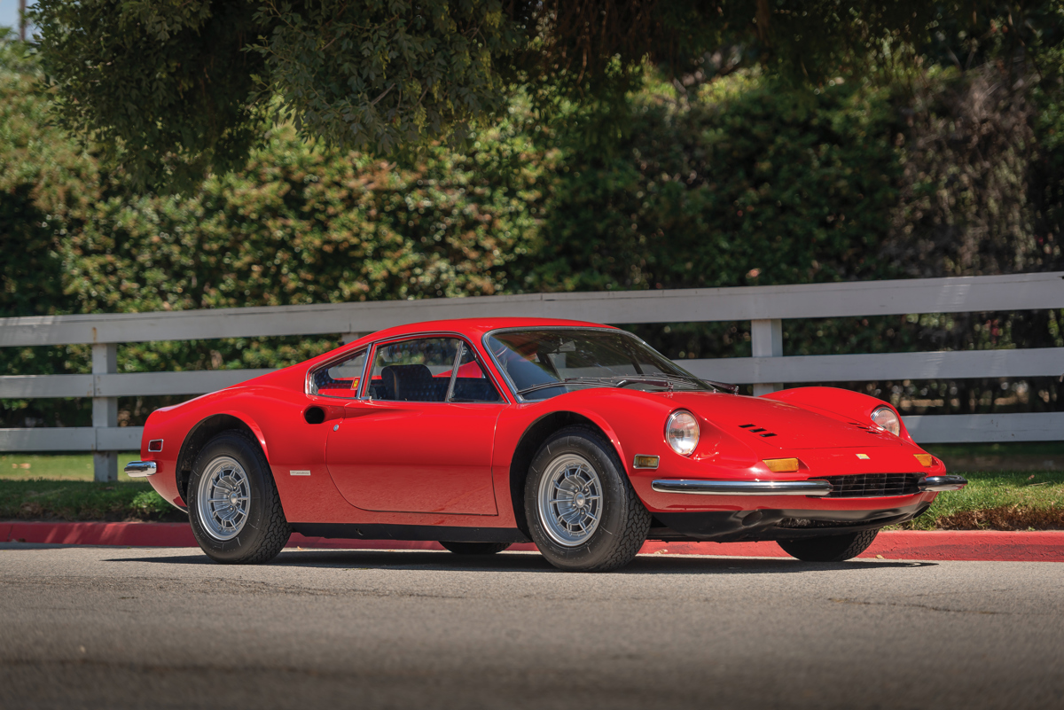 1972 Ferrari Dino 246 GT ‘Chairs & Flares’ by Scaglietti offered at RM Sotheby’s Monterey live auction 2019